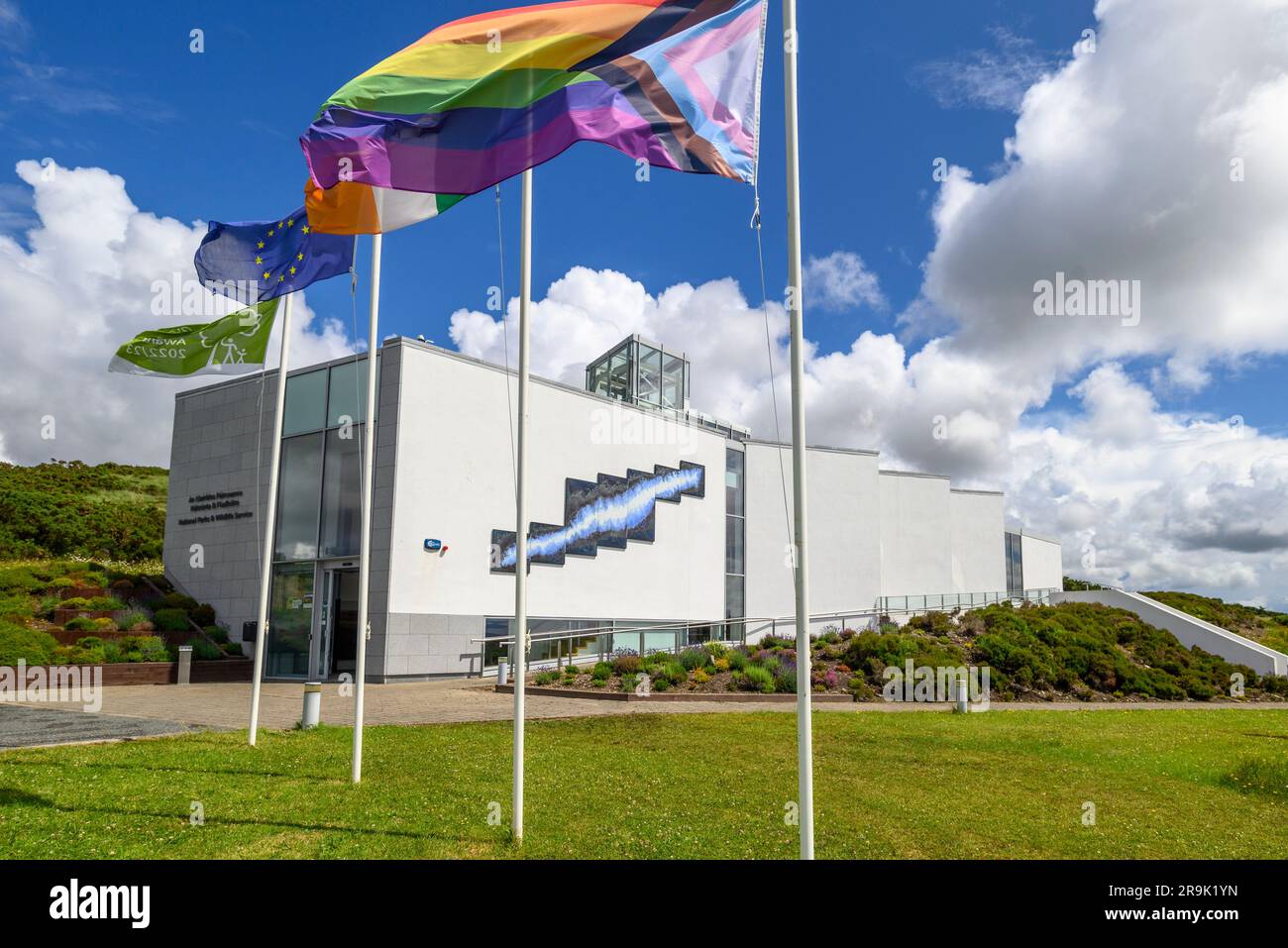 Ballycroy National Park Visitor Centre, County Mayo, Irland Stockfoto