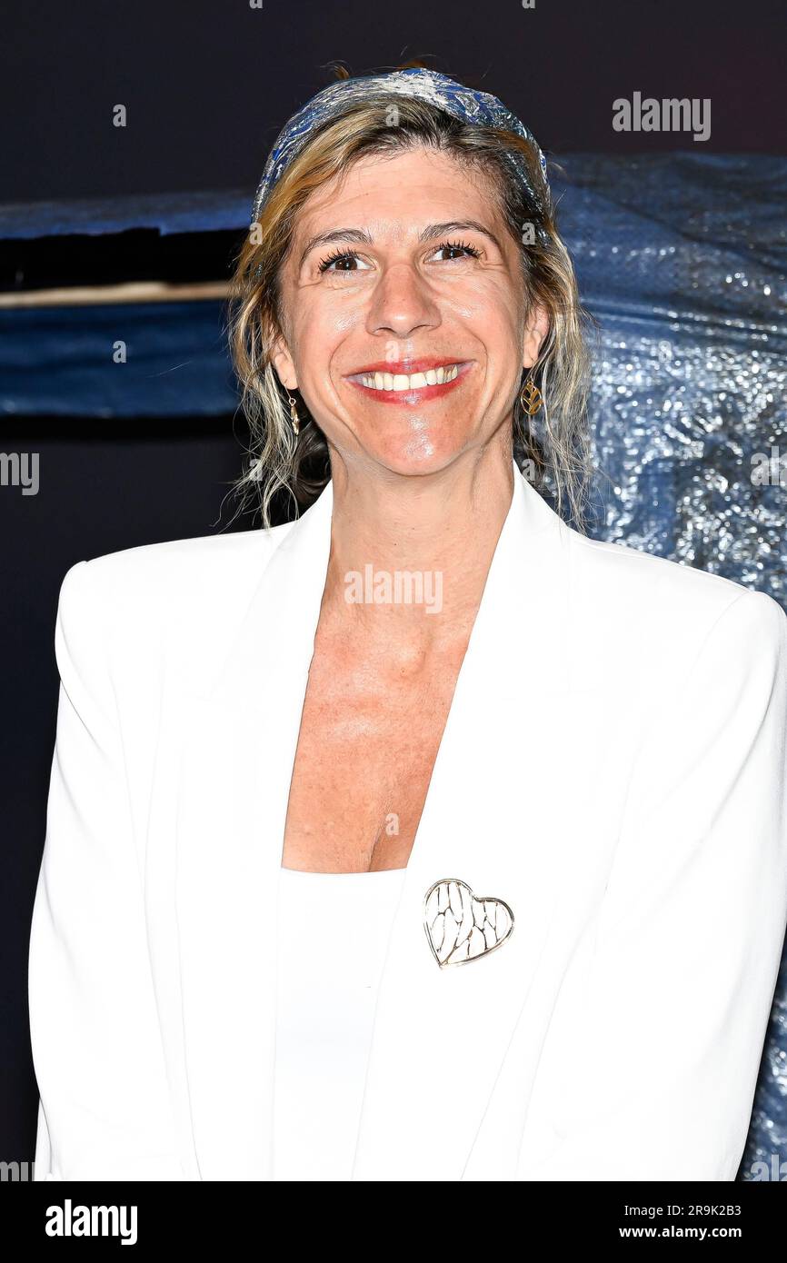 Paris, Frankreich. 26. Juni 2023. Juliette Tresanini nimmt am 26. Juni 2023 im französischen Paris an der Premiere „Indiana Jones and the Dial of Destiny“ im Le Grand Rex Teil. Kredit: Victor Joly/Alamy Live News Stockfoto