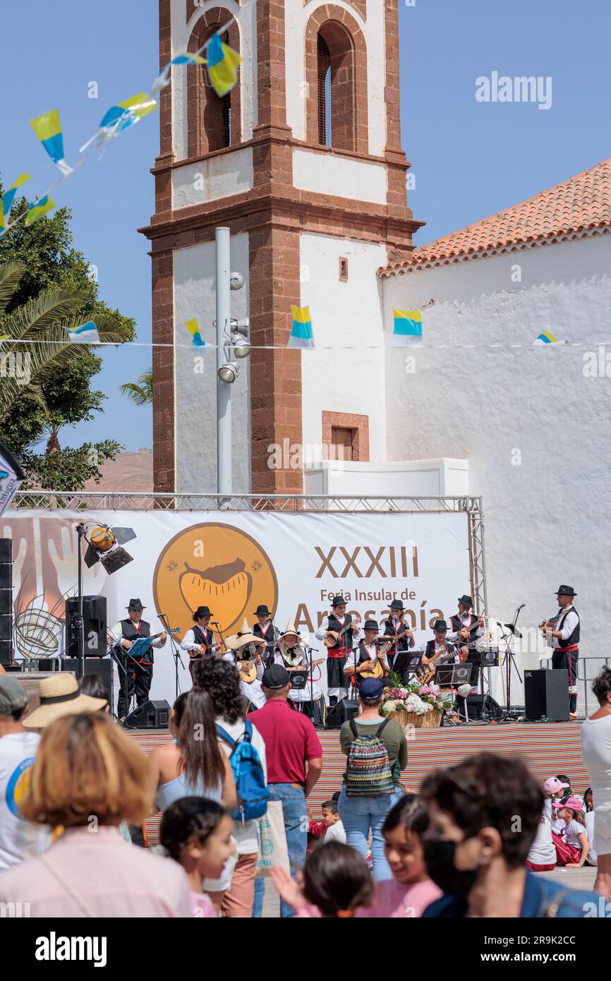 Jährliche Feria de Artesania (Handwerksmesse) auf den Kanarischen Inseln Antigua Fuerteventura Spanien Stockfoto