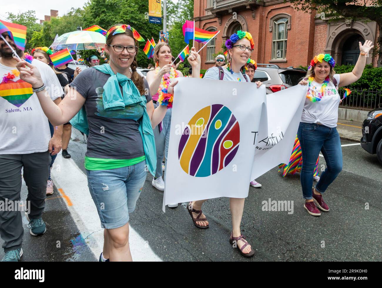 24. Juni 2023. Salem, Massachusetts 2023 North Shore Pride Parade