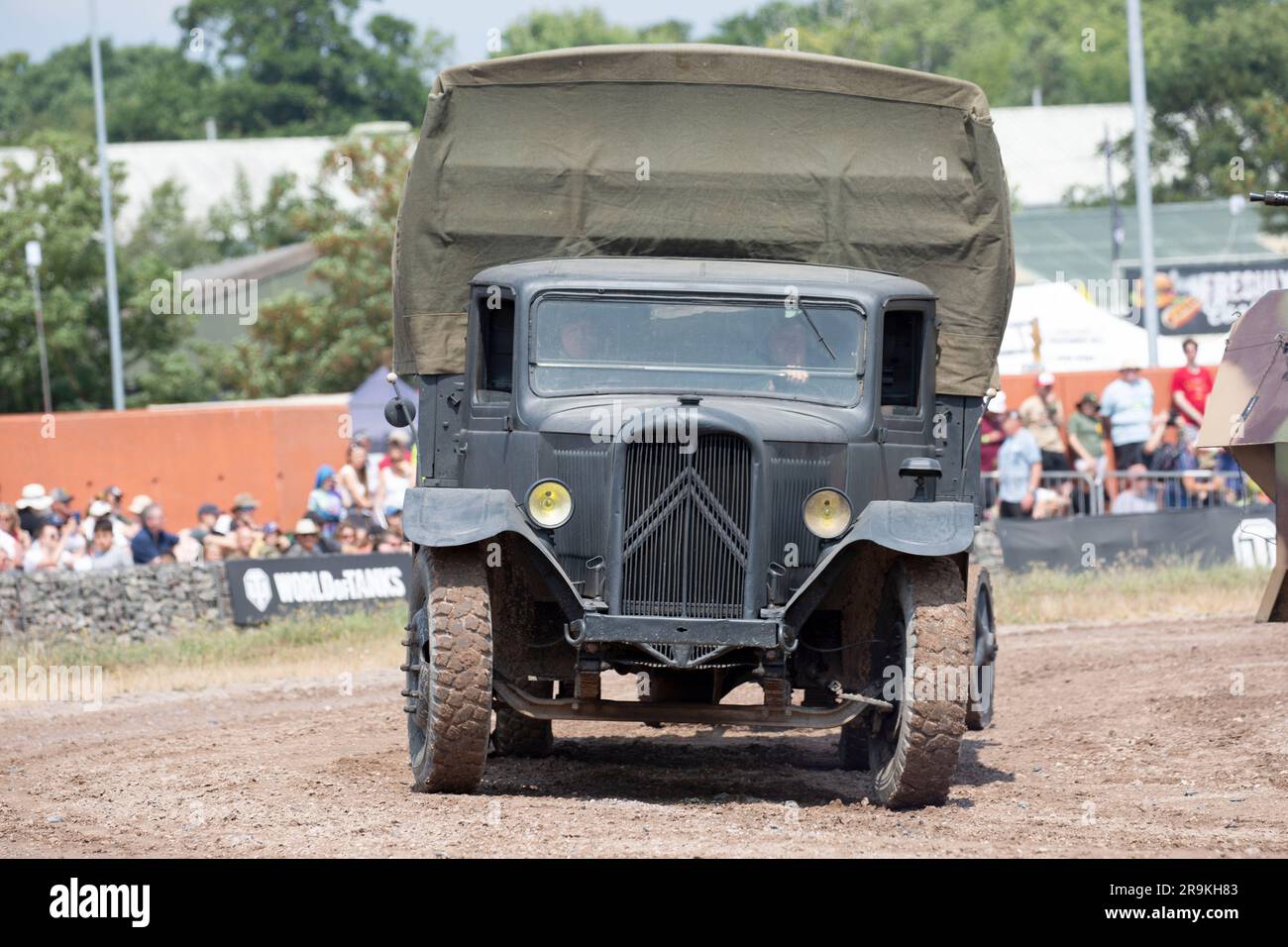 Citroen T45 Heavy Truck, Deutsche Armee 1942, Tankfest 23, Bovington, Großbritannien. Stockfoto