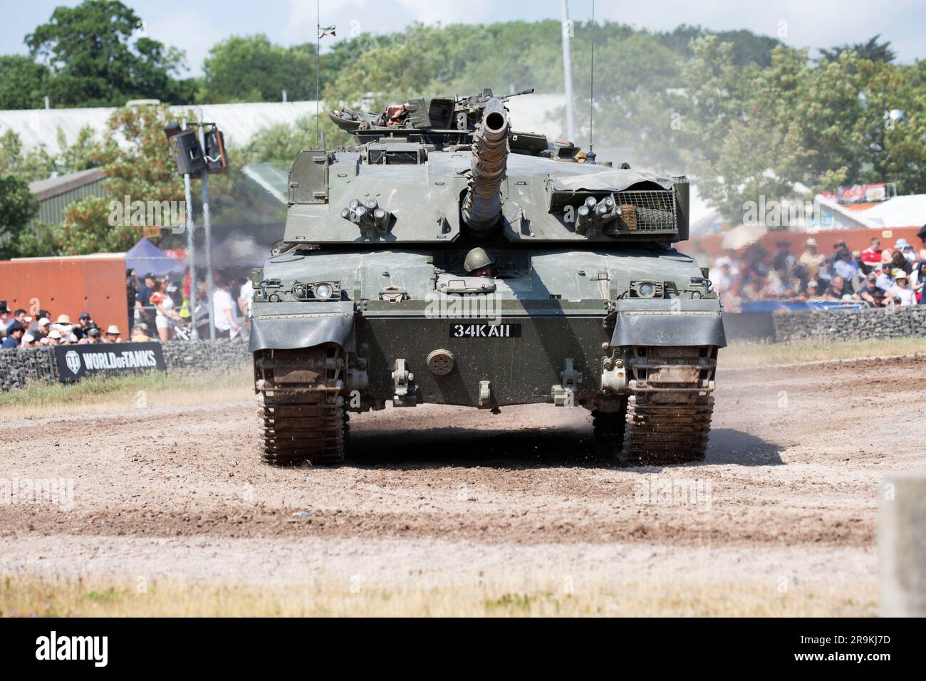 Challenger 1 British Main Battle Tank von 1983 bis 2001. Tankfeast 23, Bovington UK Stockfoto