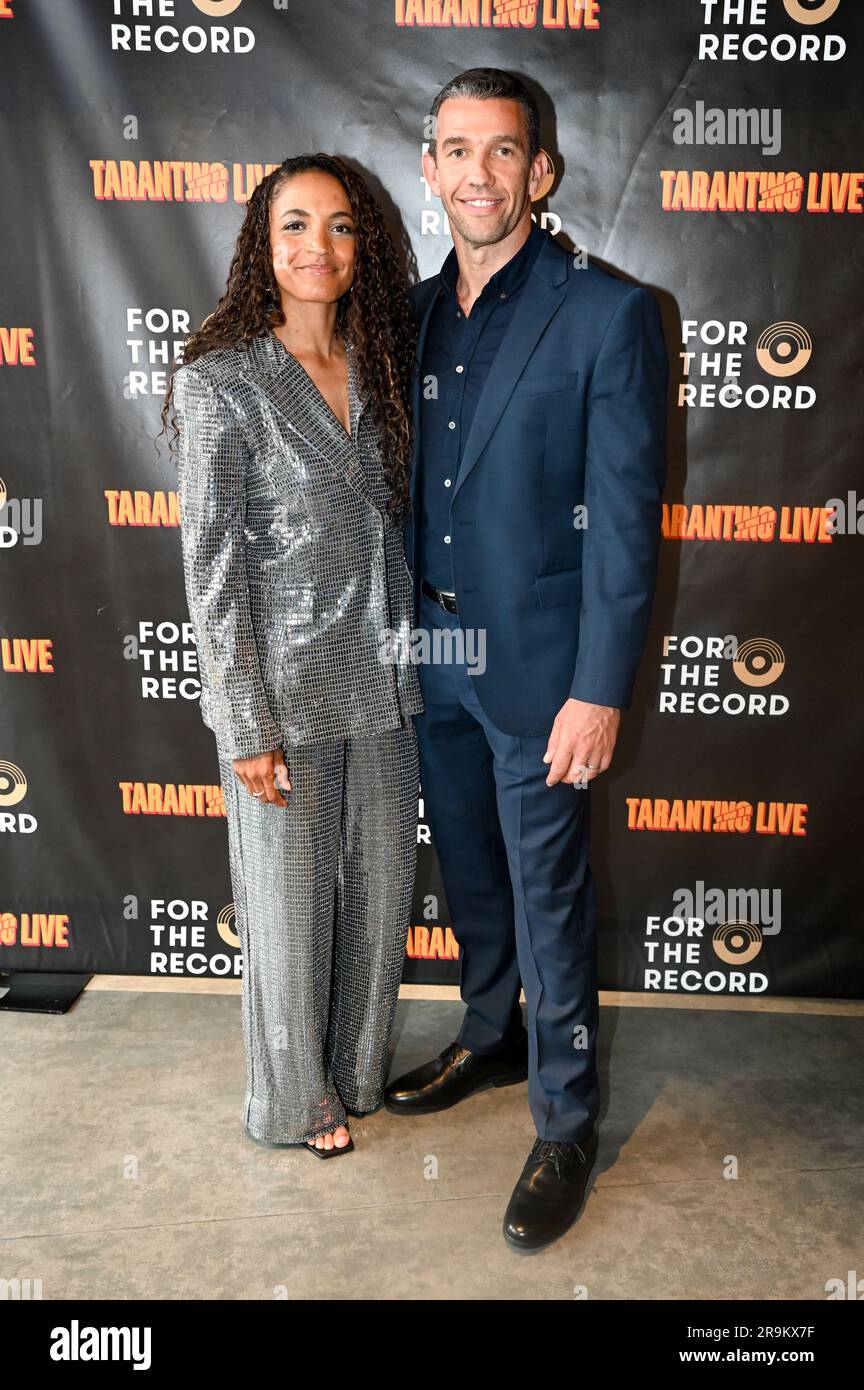 Riverside Studios, London, Großbritannien. 27. Juni 2023. Jocelyn Thompson-Rule und BJ besuchen die Pressenacht von Tarantino Live: Fox Force Five und die Tyrannei der bösen Männer in den Riverside Studios Credit: Siehe Li/Picture Capital/Alamy Live News Stockfoto