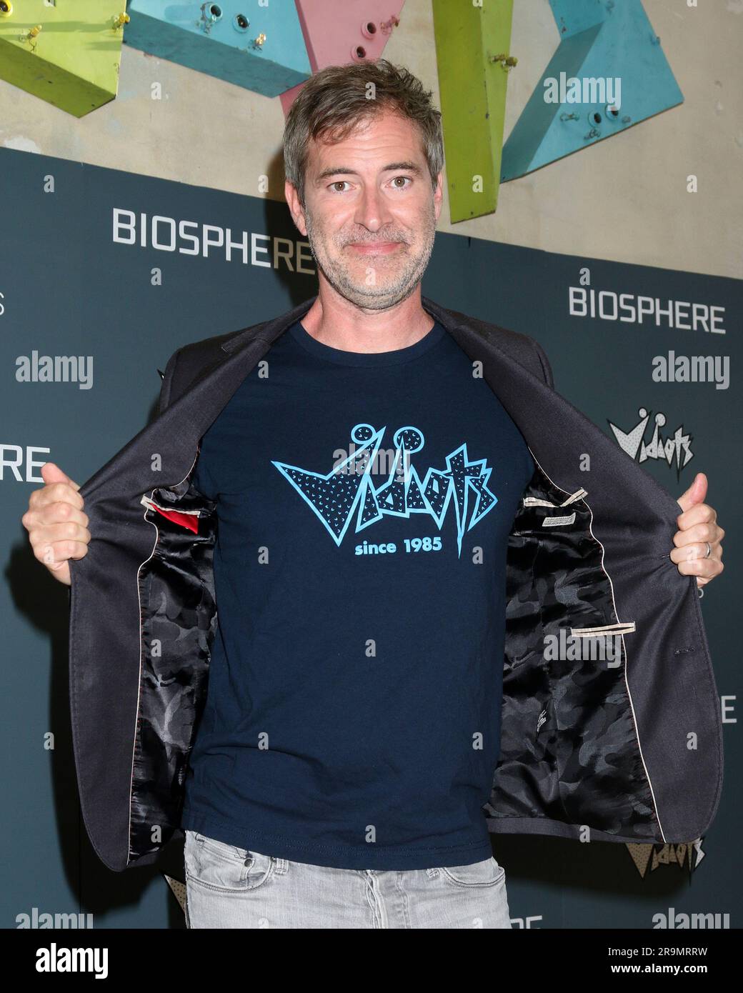 LOS ANGELES - 27. JUNI: Mark Duplass im Biosphere LA Premiere in der Vidiots Foundation - Eagle Theater am 27. Juni 2023 in Eagle Rock, Kalifornien Stockfoto