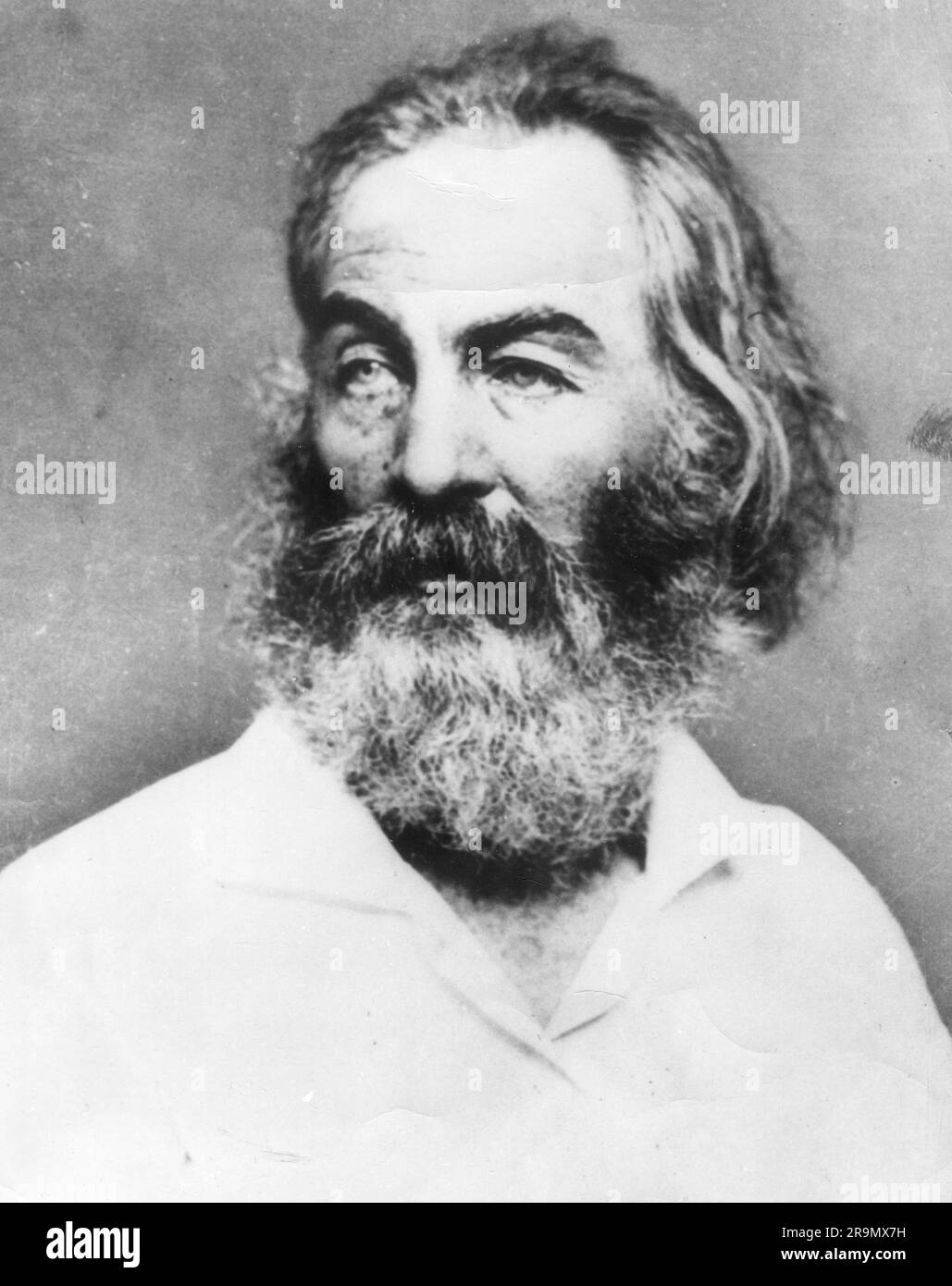 Whitman, Walt, 31.5.1819 - 26,3.1892, amerikanischer Schriftsteller, Foto von Mathew Brady, Washington D.C., ADDITIONAL-RIGHTS-CLEARANCE-INFO-NOT-AVAILABLE Stockfoto