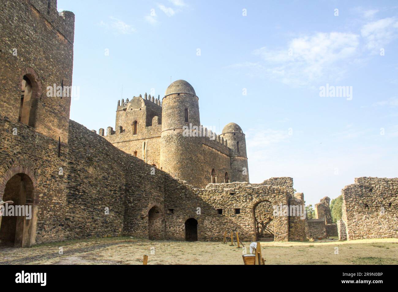 Afrika, Äthiopien, Gondar The Royal Gehäuse Alem Seghed Fasil Burg Stockfoto