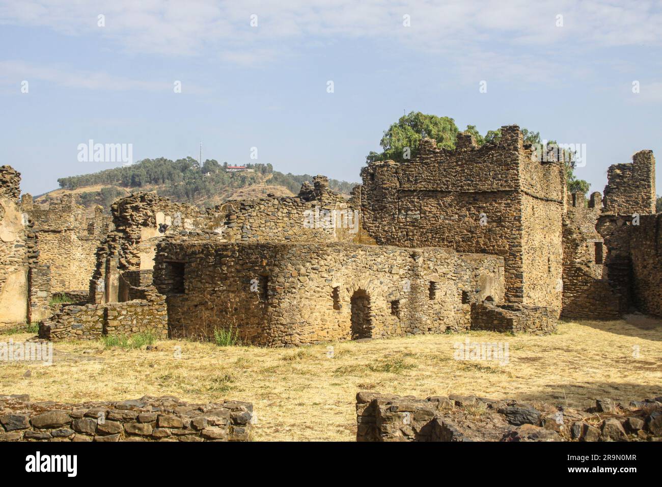 Afrika, Äthiopien, Gondar The Royal Gehäuse Alem Seghed Fasil Burg Stockfoto