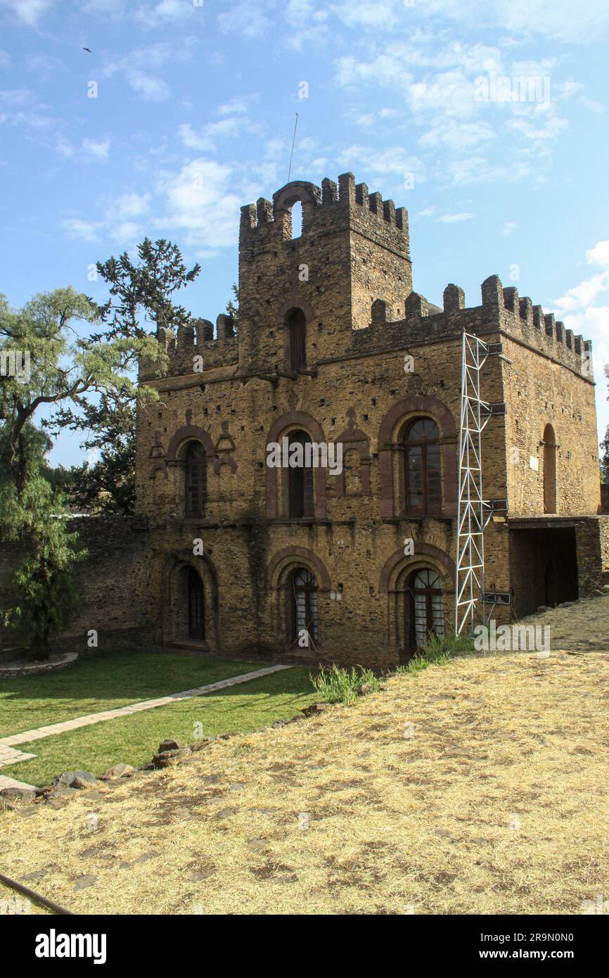 Afrika, Äthiopien, Gondar The Royal Gehäuse Alem Seghed Fasil Burg Stockfoto