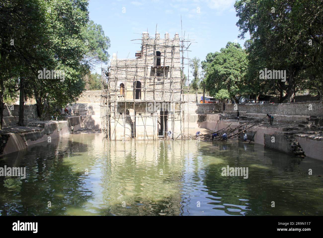 Afrika, Äthiopien, Gondar das königliche Gehege Stockfoto