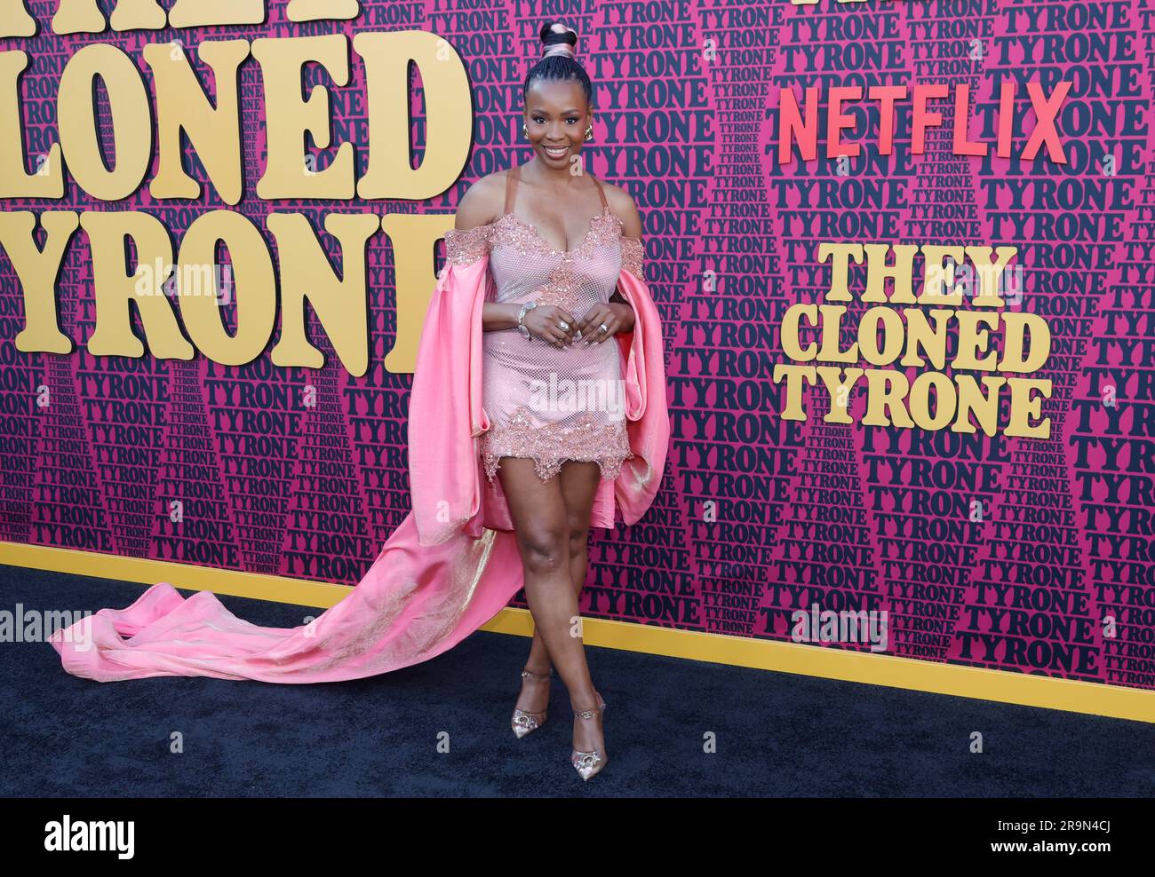 27. Juni 2023 Los Angeles, Kalifornien - Tamberla Perry. Die Premiere von Netflix ''they Cloned Tyrone'', die auf der Hollywood Post 43 - American Legion in Los Angeles stattfindet. (Kreditbild: © FS/AdMedia via ZUMA Press Wire) NUR REDAKTIONELLE VERWENDUNG! Nicht für den kommerziellen GEBRAUCH! Stockfoto