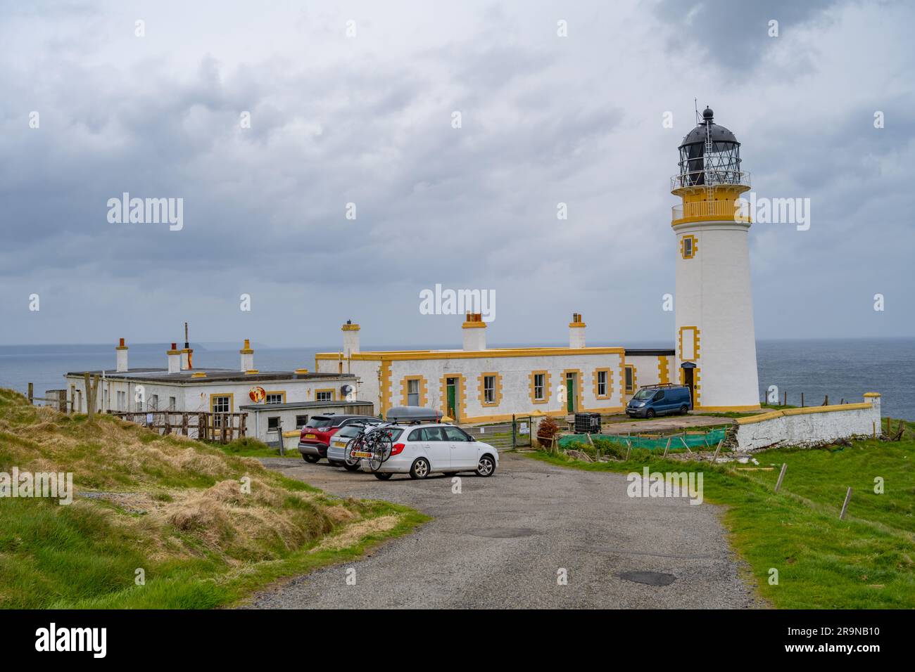 Tiumpan Head Leuchtturm in Portvoller, Isle of Lewis Stockfoto