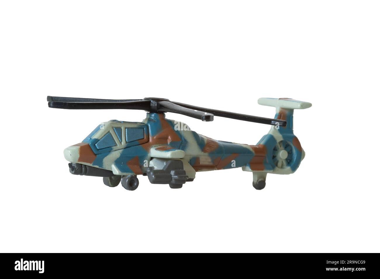 Entdecken Sie die Welt der Luftfahrt mit einem russischen Spielzeug-Hubschrauber. Diese Miniatur-Nachbildung erfasst die Essenz von Militärflugzeugen und bietet ein einzigartiges per Stockfoto