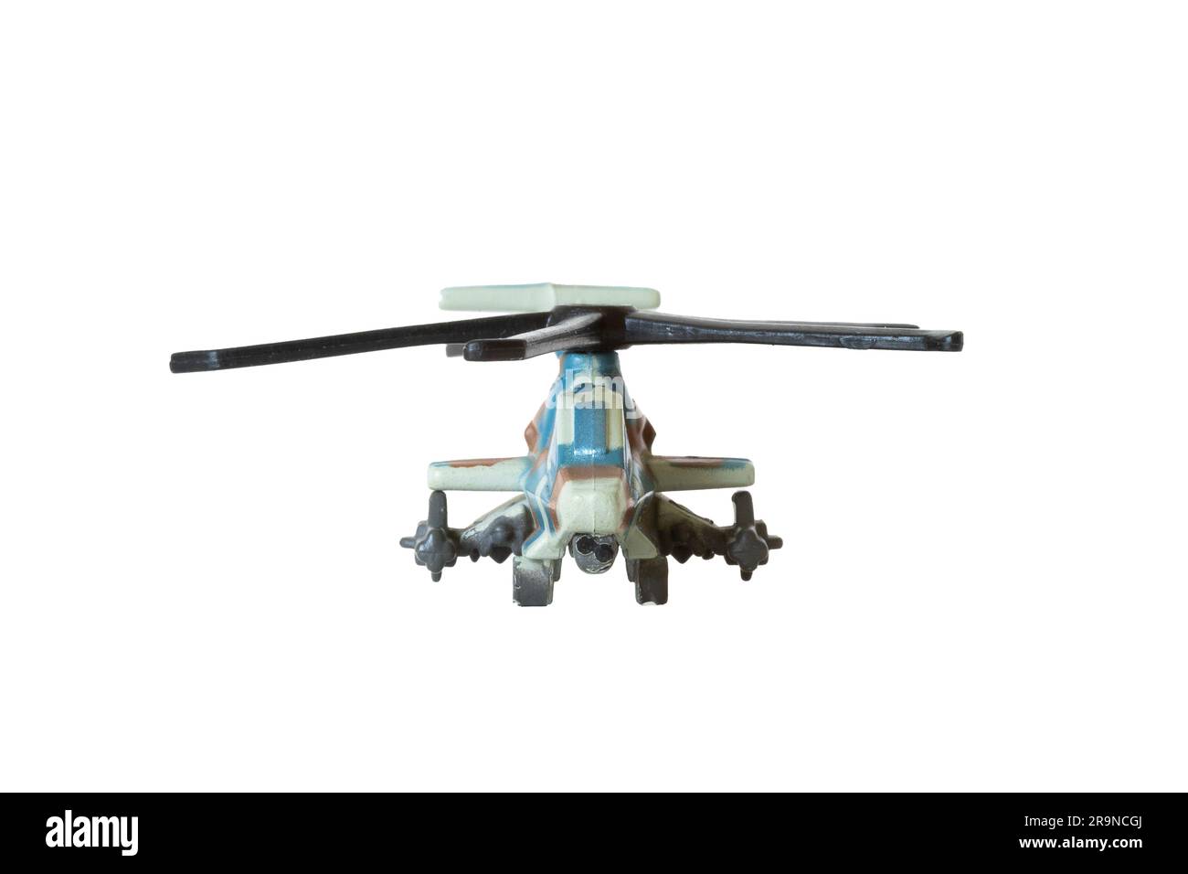 Entdecken Sie die Welt der Luftfahrt mit einem russischen Spielzeug-Hubschrauber. Diese Miniatur-Nachbildung erfasst die Essenz von Militärflugzeugen und bietet ein einzigartiges per Stockfoto