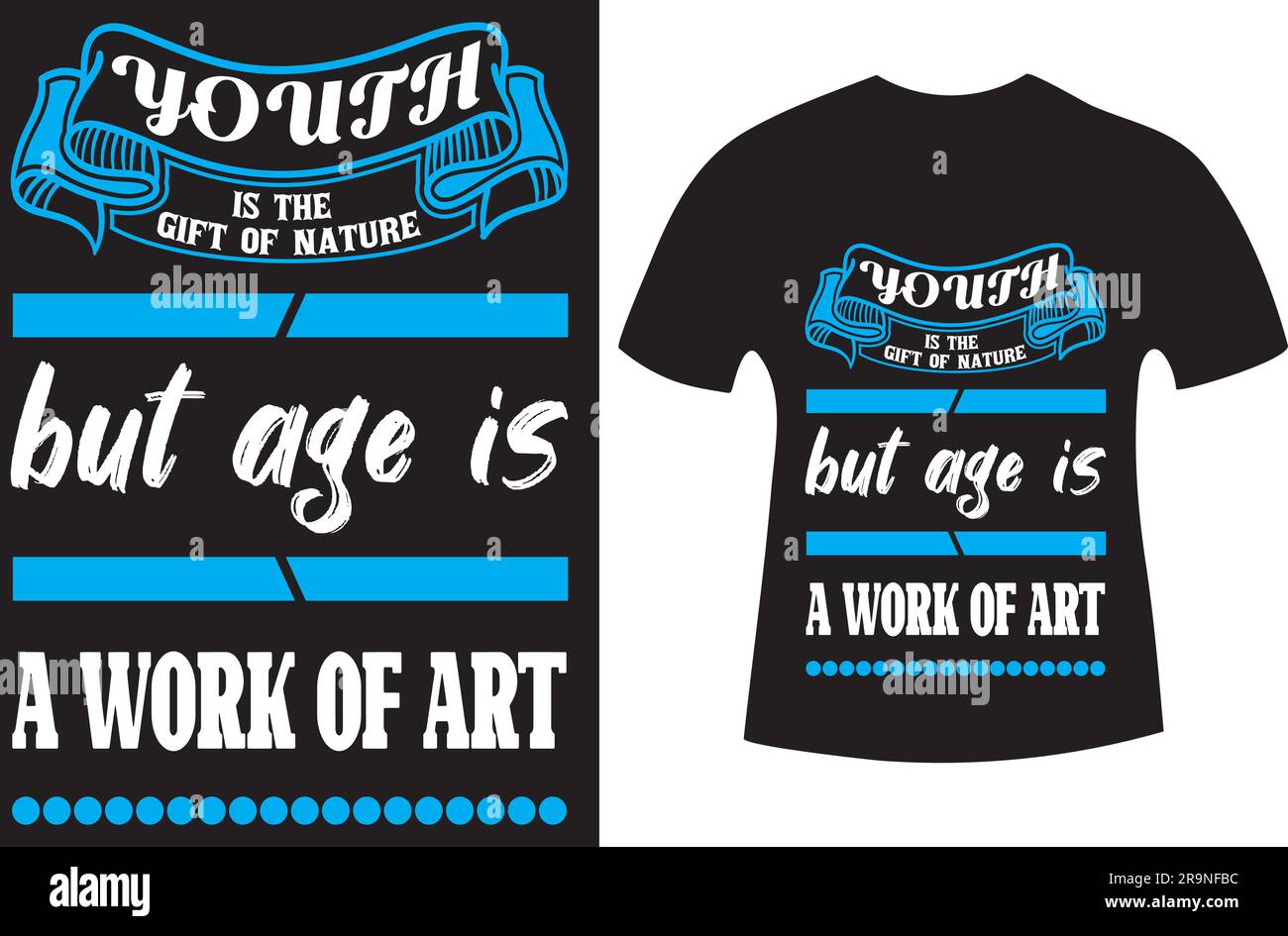 „Happy Youth Day“-T-Shirt-Design Stock Vektor