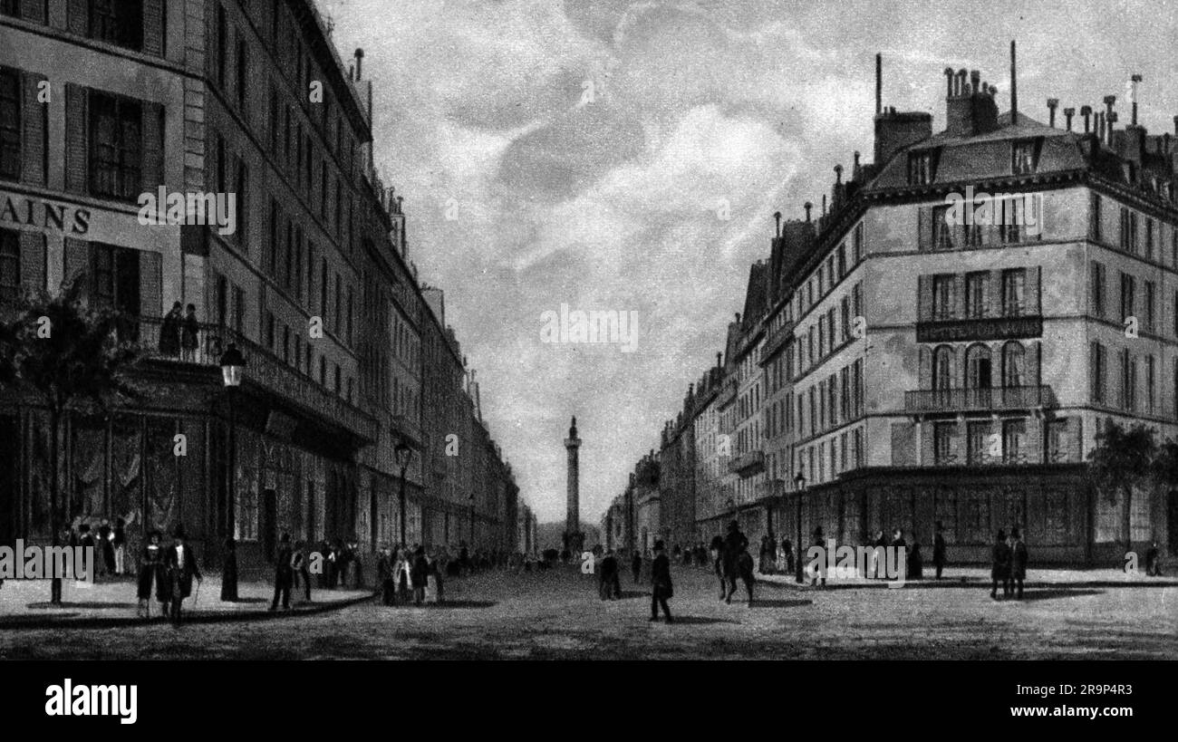 Geografie/Reisen historisch, Frankreich, Städte und Gemeinden, Paris, Straßen, ADDITIONAL-RIGHTS-CLEARANCE-INFO-NOT-AVAILABLE Stockfoto