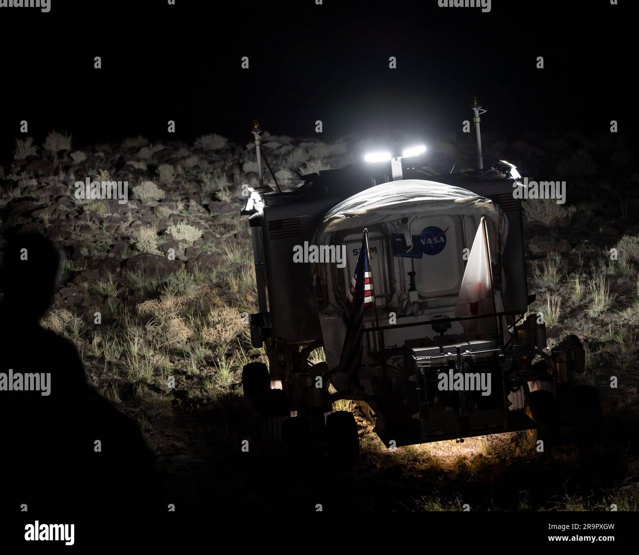 Desert Rats 2022 Training in Flagstaff, Arizona, wurde fotografiert, um die Projektdokumentation und die operative Überprüfung des Desert Rats Project 2023 zu unterstützen. Stockfoto