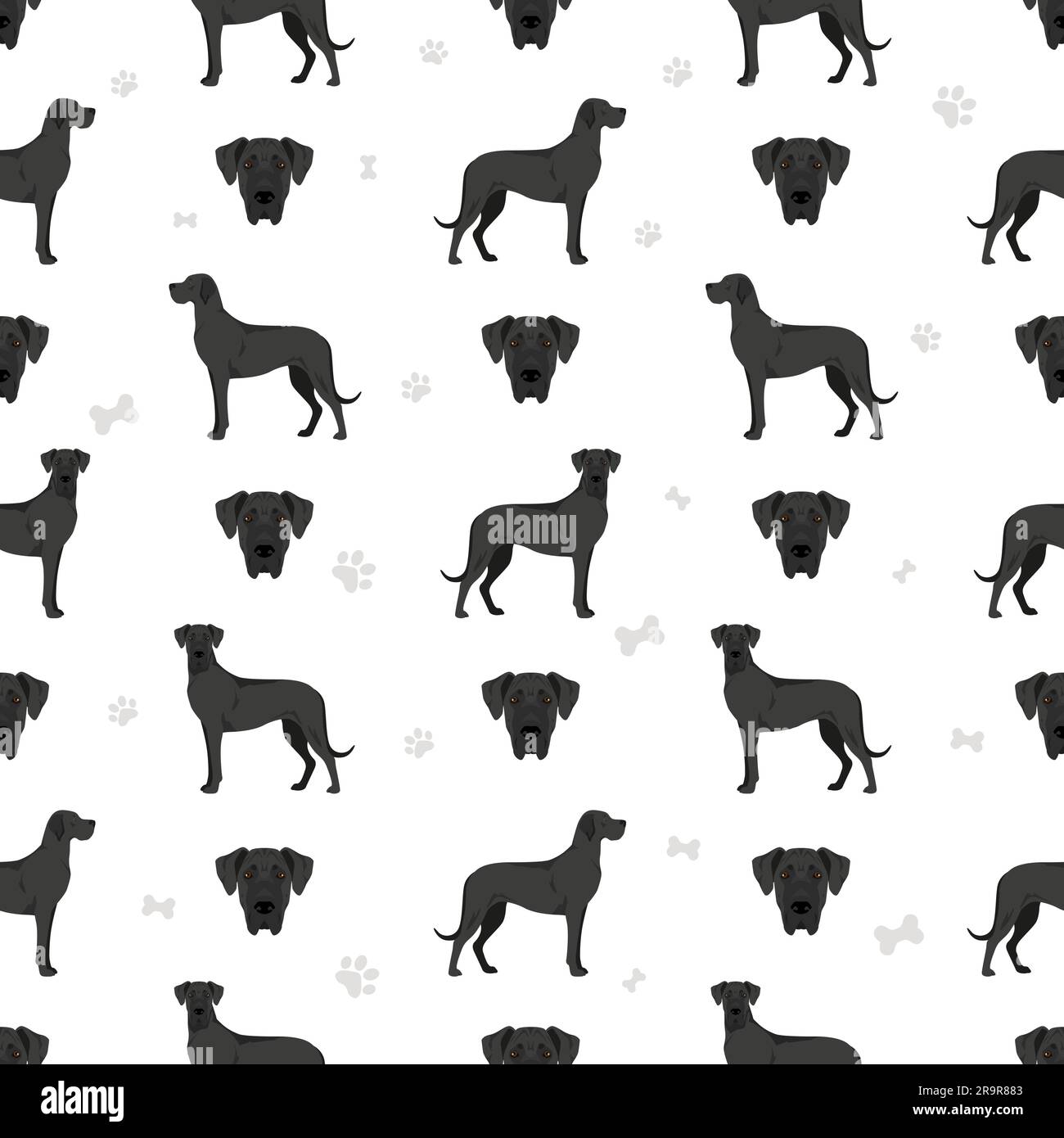 Tolles, nahtloses Muster. Verschiedene Farbvarianten des Mantelfarbsets. Vektorgrafiken Stock Vektor