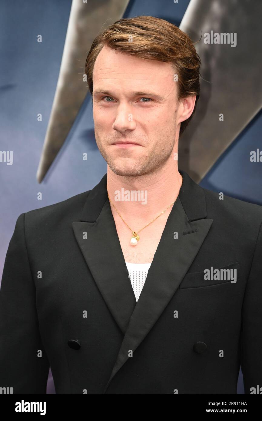 London, Großbritannien. Juni 28 2023. Hugh Skinner nimmt an der britischen Premiere der WITCHER Staffel 3 im Now Building, Centre Point, St Giles Square, London, UK Teil. Kredit: Siehe Li/Picture Capital/Alamy Live News Stockfoto