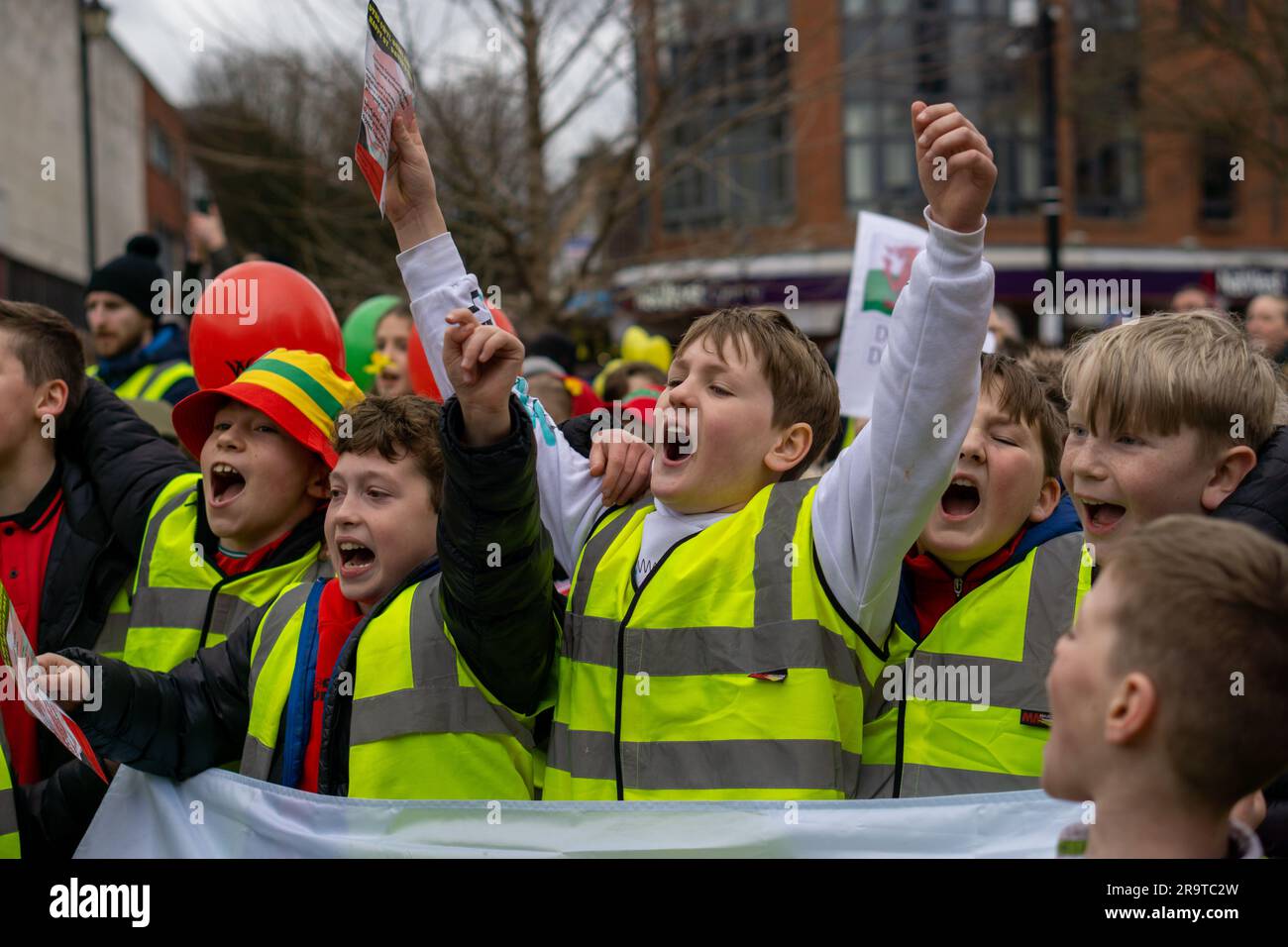 Wrexham St. David's Day Parade Stockfoto