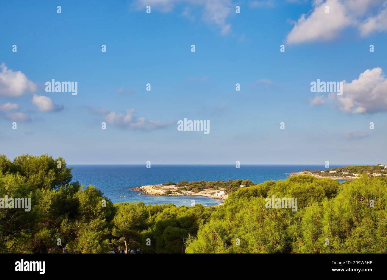 Strand von Il Ciolo in Gagliano del Capo, Salento, Italien Stockfoto