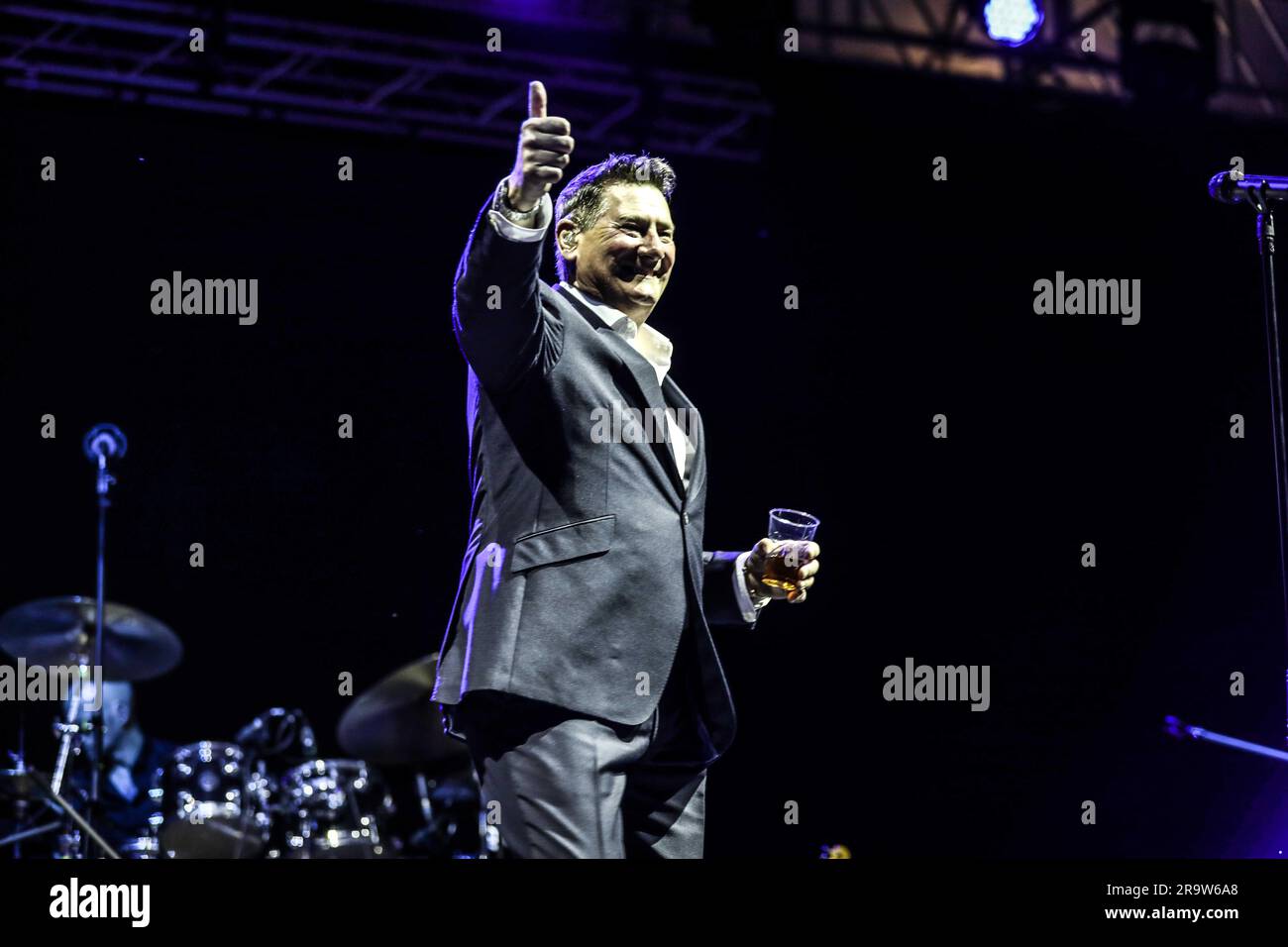 Lazzaretto , Bergamo, Italien, 28. Juni 2023, Tony Hadley während Tony Hadley - Musikkonzert Stockfoto