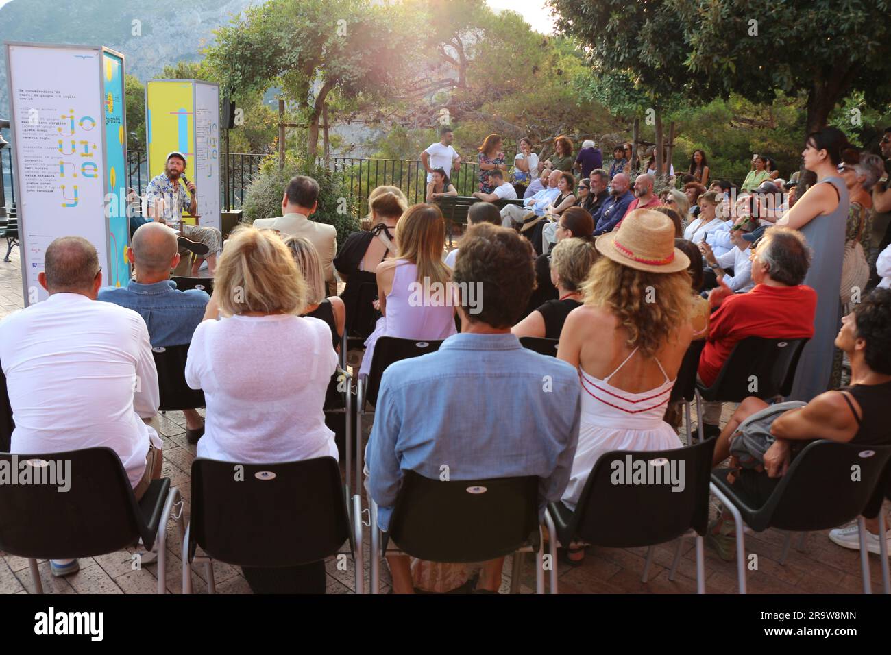 Lorenzo Cherubini (Jovanotti) ein Capri al Festival Le Conversazioni Stockfoto