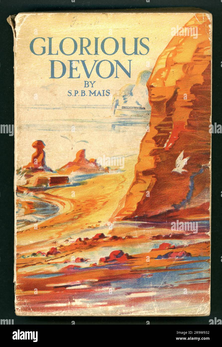 Buchcover der 1920er Jahre: Der glorreiche Devon von von S.P.B. Mai, veröffentlicht von London Great Western Railway Company, 1928 Stockfoto