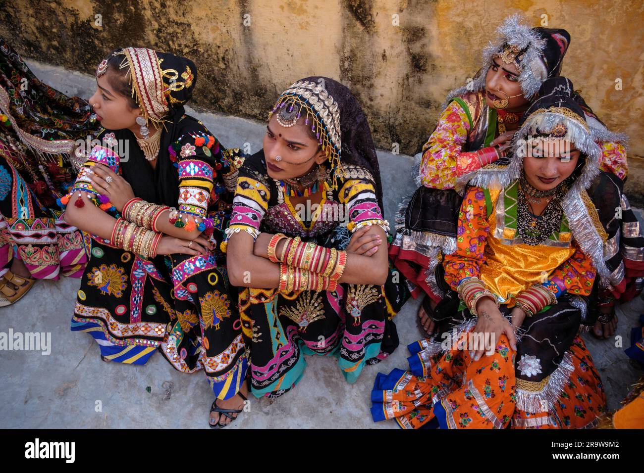 Traditionelles Bundi-Festival in Indien Stockfoto