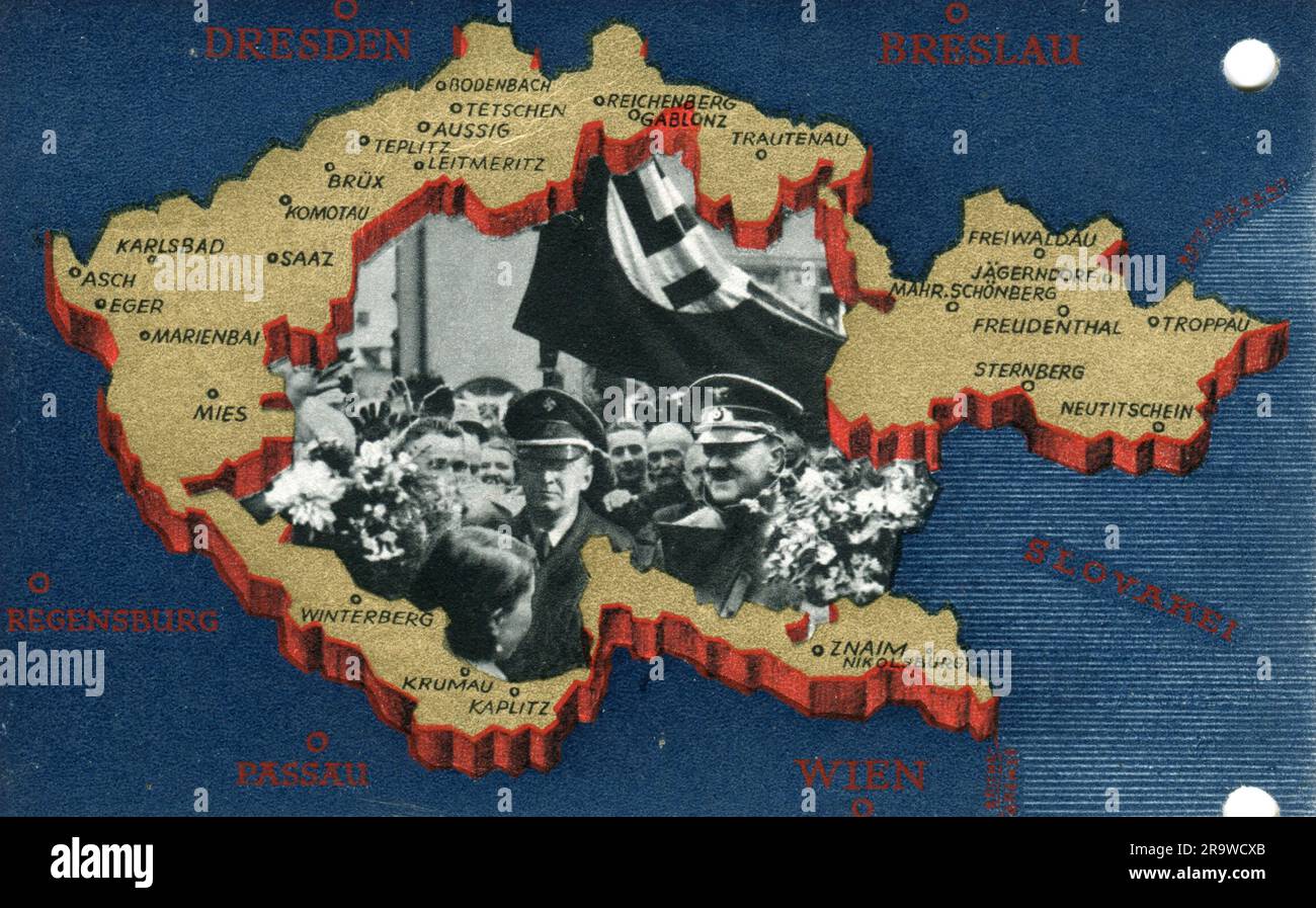 Nazismus / Nationalsozialismus, Politik, Besetzung des Sudetenland, 1,10. - 10.10.1938, NUR REDAKTIONELLE VERWENDUNG Stockfoto