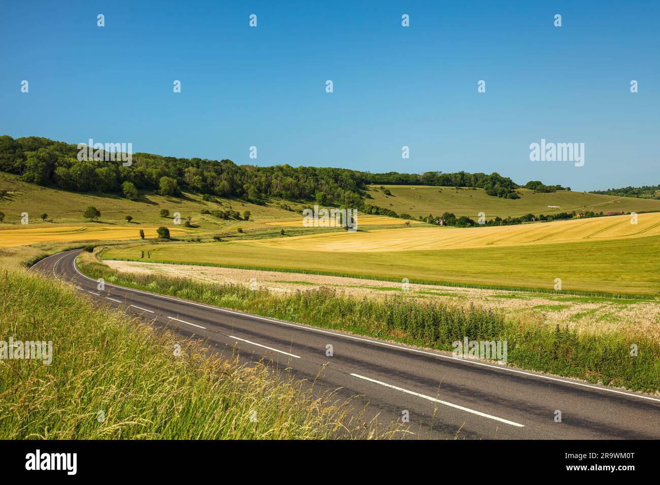 Long Furlong West Sussex. Stockfoto