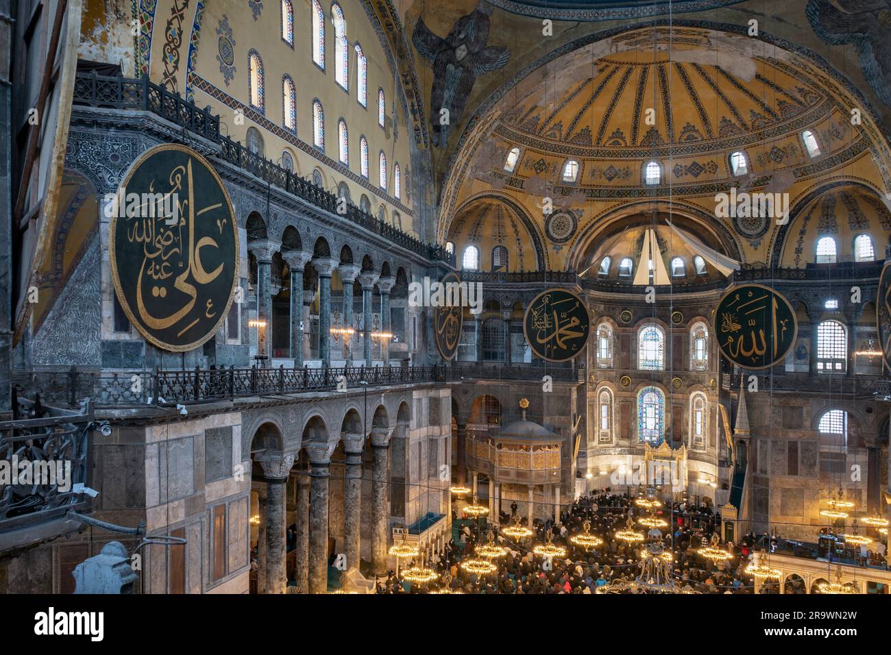 Die Große Moschee Der Hagia Sophia (Ayasofya Camii), Istanbul, Türkei Stockfoto
