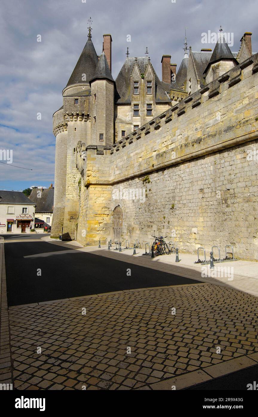 Schloss Langeais, Chateau, Langeais, Pays de la Loire, Indre-et-Loire,  Centre, Frankreich Stockfotografie - Alamy