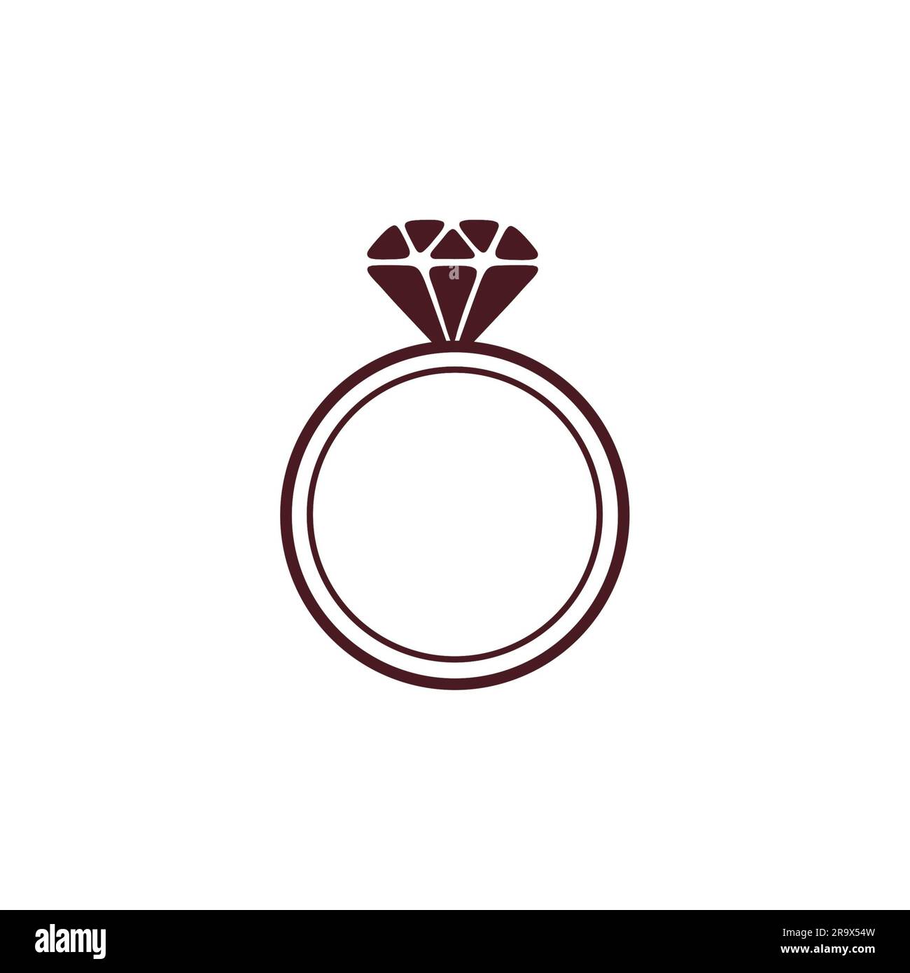 Schmuck. Schmucksymbol. Symbol für Instagram Highlights, Storys, Websites, andere soziale Netzwerke. Stockfoto