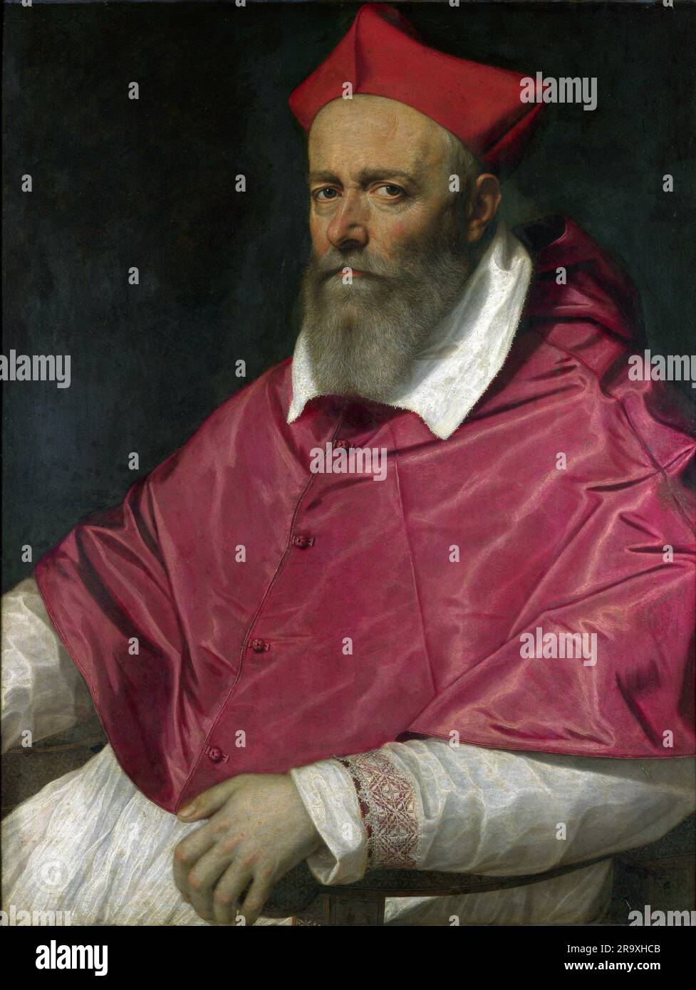 Scipione Pulzone - Porträt eines Kardinals 1575-98 Stockfoto