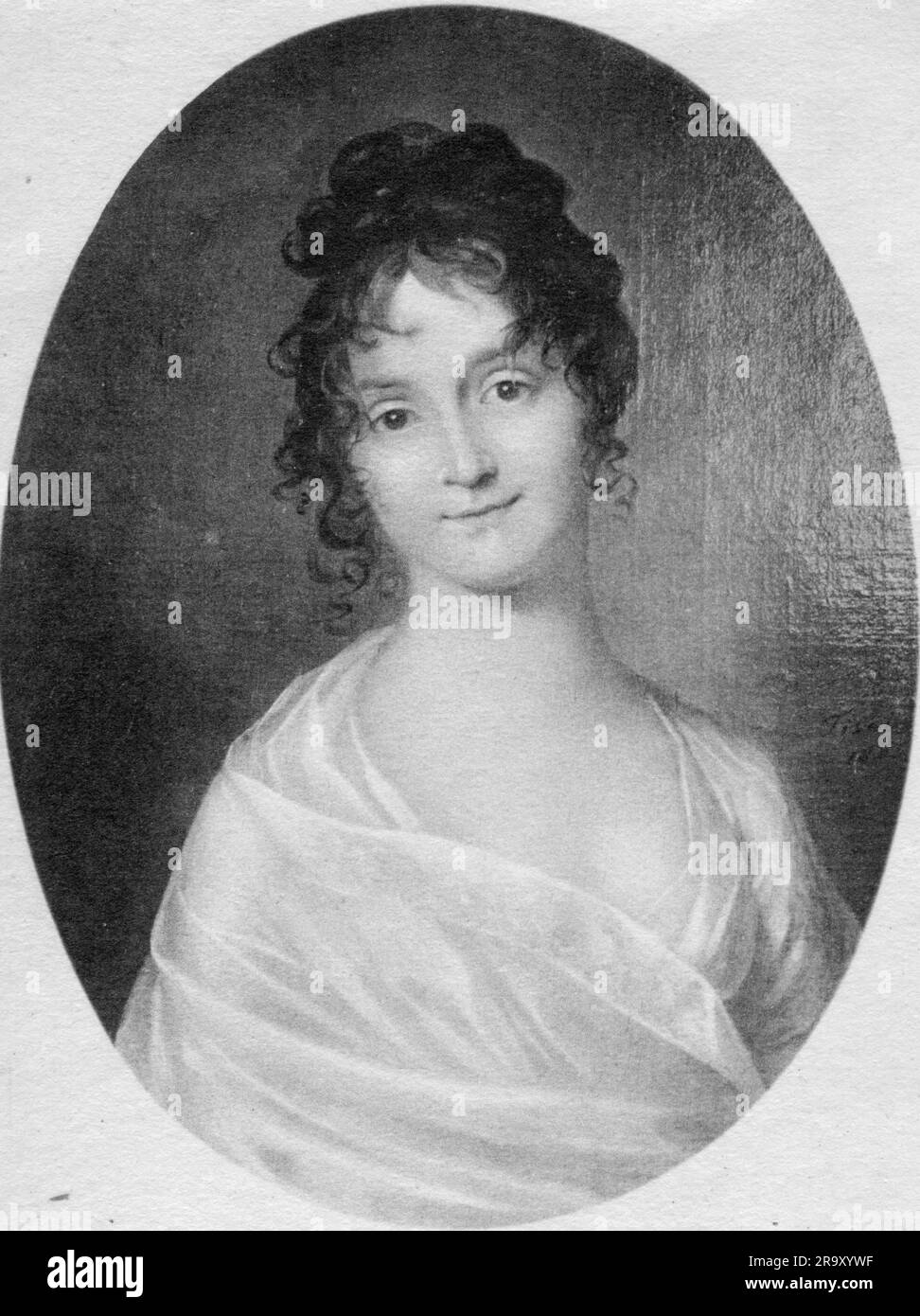 Reichenbach, Wilhelmine, 1782 - 1835, Druck basiert auf Malerei von Wilhelm Tischbein, 1803, ADDITIONAL-RIGHTS-CLEARANCE-INFO-NOT-AVAILABLE Stockfoto