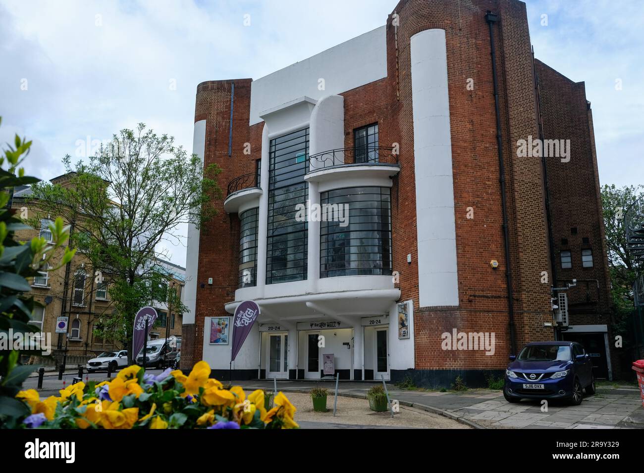 London - Mai 2023: Arch Climbing Wall in Acton, West London Stockfoto