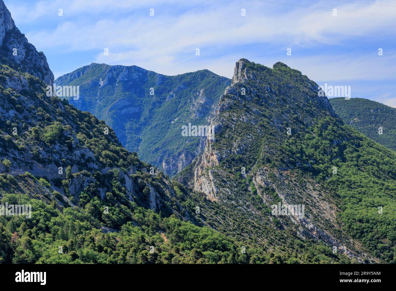 Verdonschlucht Var Alpes-de-Haute-Provence Provence-Alpes-Cote d'Azur Frankreich Stockfoto