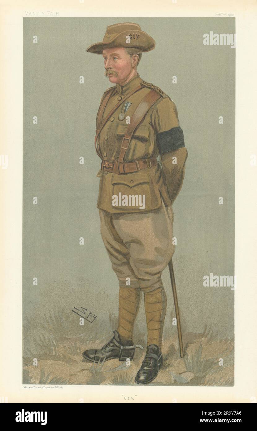 EITELKEIT IST EIN TRICKFILM, Major William Henry Mackinnon "CIV". Militär 1901 Stockfoto