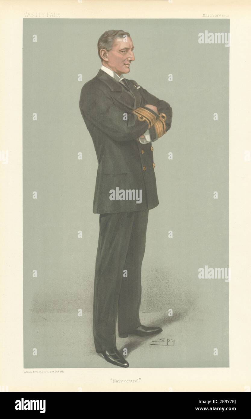 KONTERADMIRAL William May "Navy Control". Militär 1903 Stockfoto