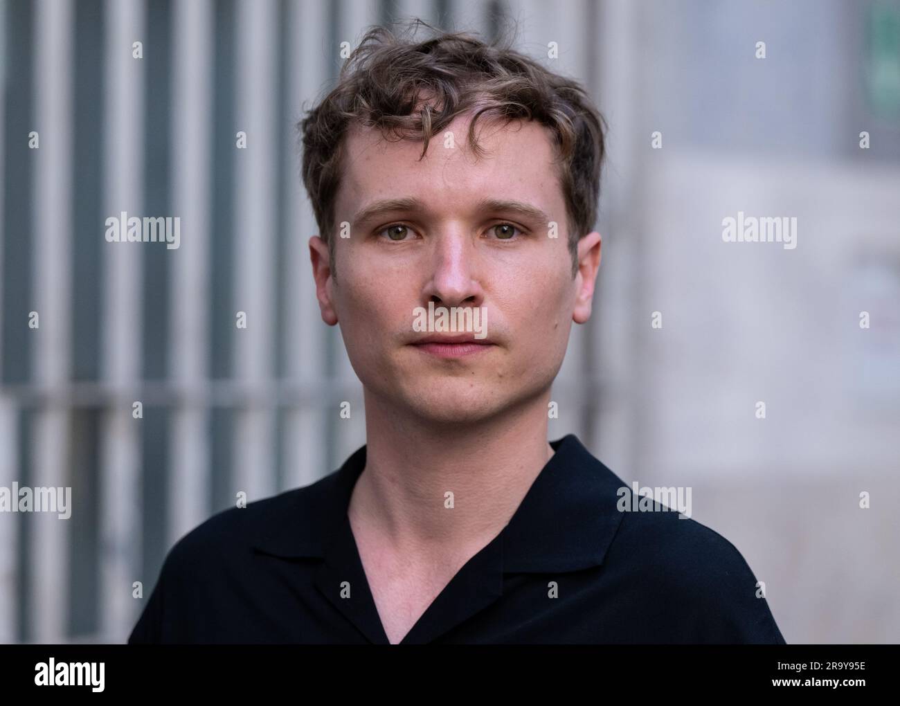 München, Deutschland. 29. Juni 2023. Der Schauspieler Anton von Lucke feiert die Premiere der Serie „The Nettest People in the World“ beim Münchner Filmfestival. „Die nettesten Menschen der Welt“ ist eine sechsteilige Mystery-Serie von ARD. Kredit: Sven Hoppe/dpa/Alamy Live News Stockfoto