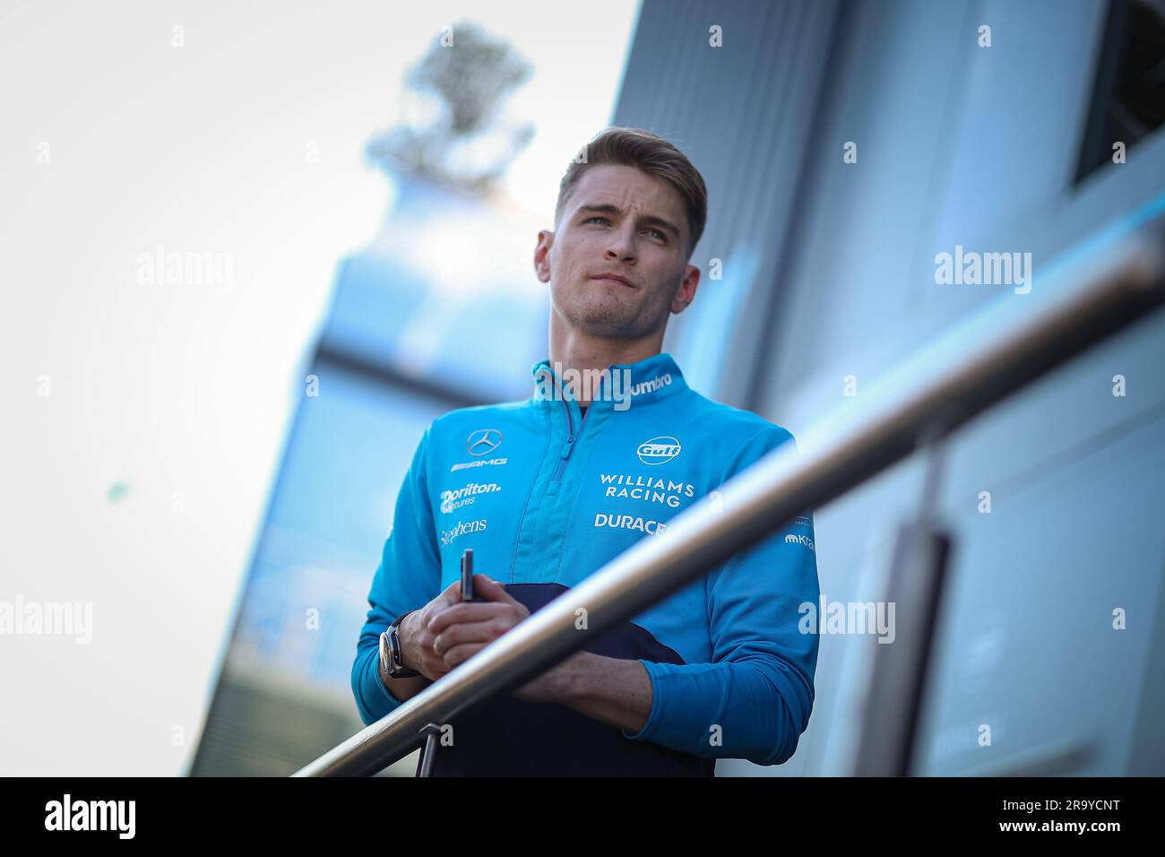 #02 Logan SarSergeant, (USA) Williams Mercedes während des österreichischen GP, Spielberg 29. Juni-2. Juli 2023 auf dem RedBull Ring, Formel-1-Weltmeisterschaft 2023. Stockfoto