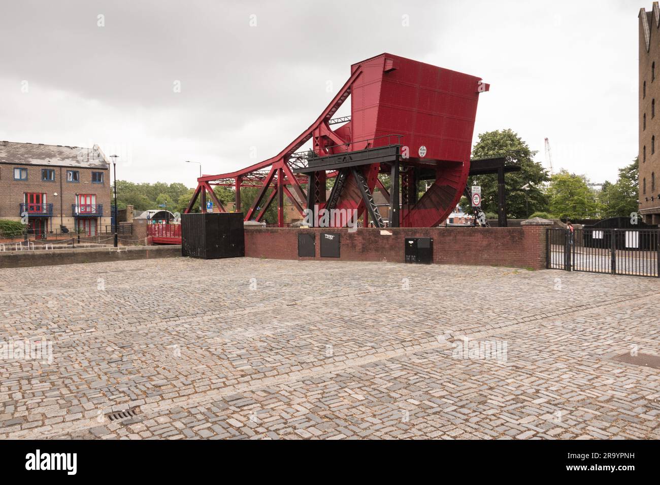 Shadwell Bascule Bridge, Garnet Street, London, E1, England, GROSSBRITANNIEN Stockfoto