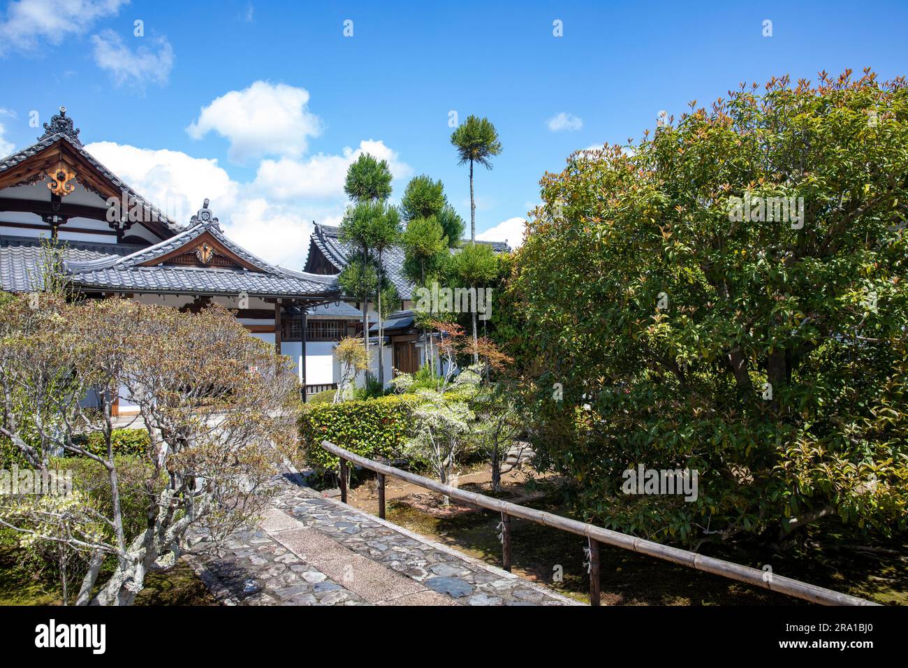 Kyoto, Japan, 2023 Kogen Ji Tempel und Ehrenhalle, Kogen-ji Tempel ist ein Subtempel des Tenryu-ji Kopftempels, Arashiyama Viertel, Kyoto, Asien Stockfoto