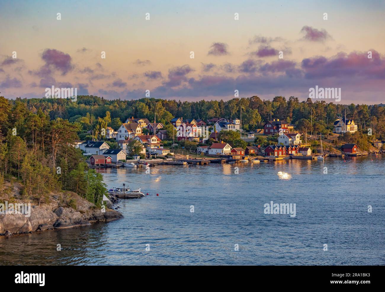 Stockholmer Archipel Juni 2023 Stockfoto