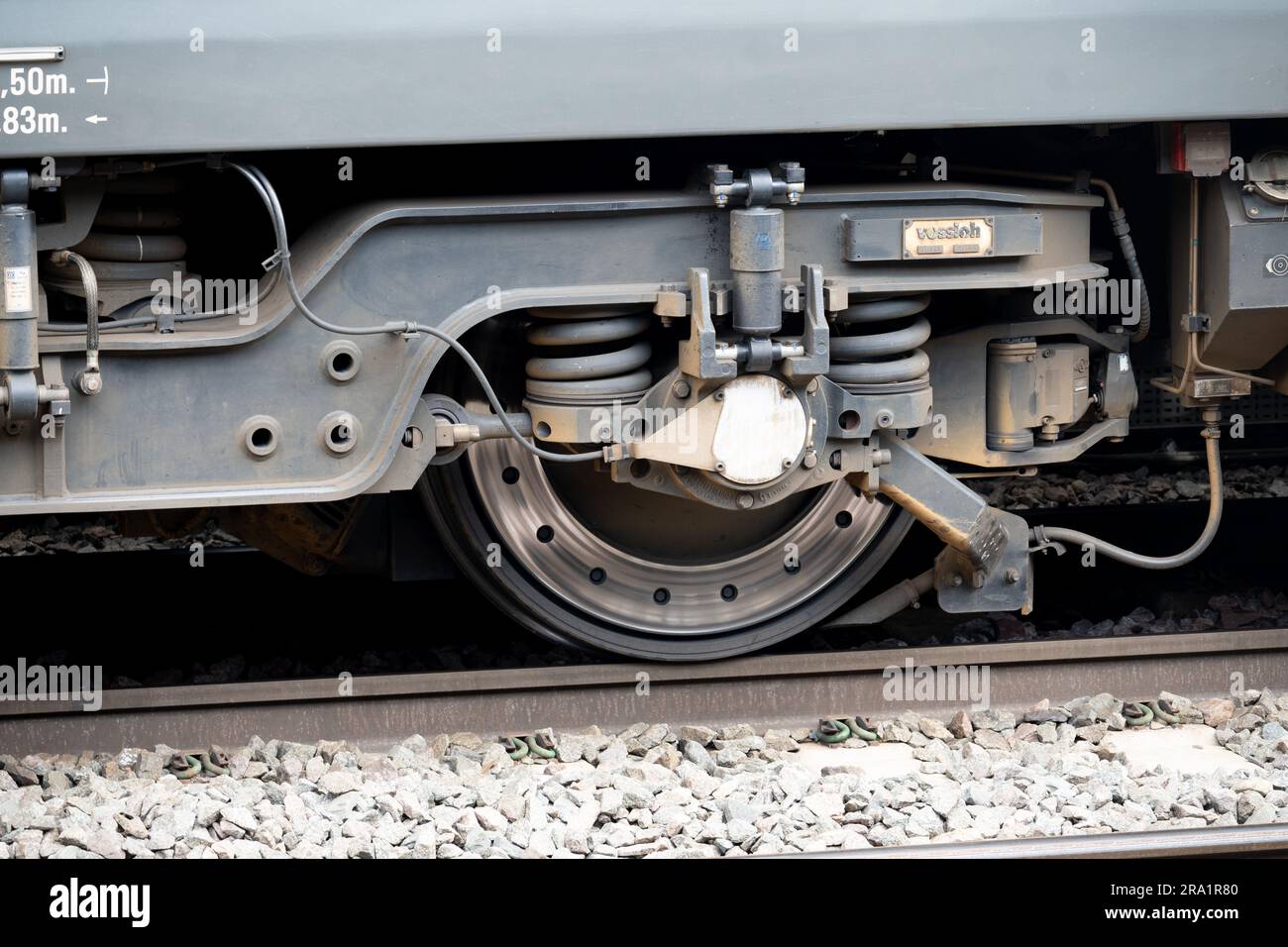 Diesel-Lokomotivenrad Klasse 68, GB Stockfoto