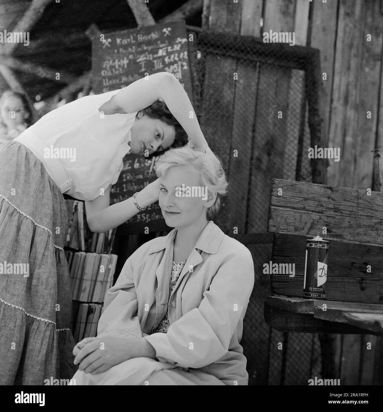 Nachts wenn der Teufel kam, Spielfilm, Deutschland 1957, Regie: Robert Siodmak, Darsteller: Annemarie Düringer Stockfoto