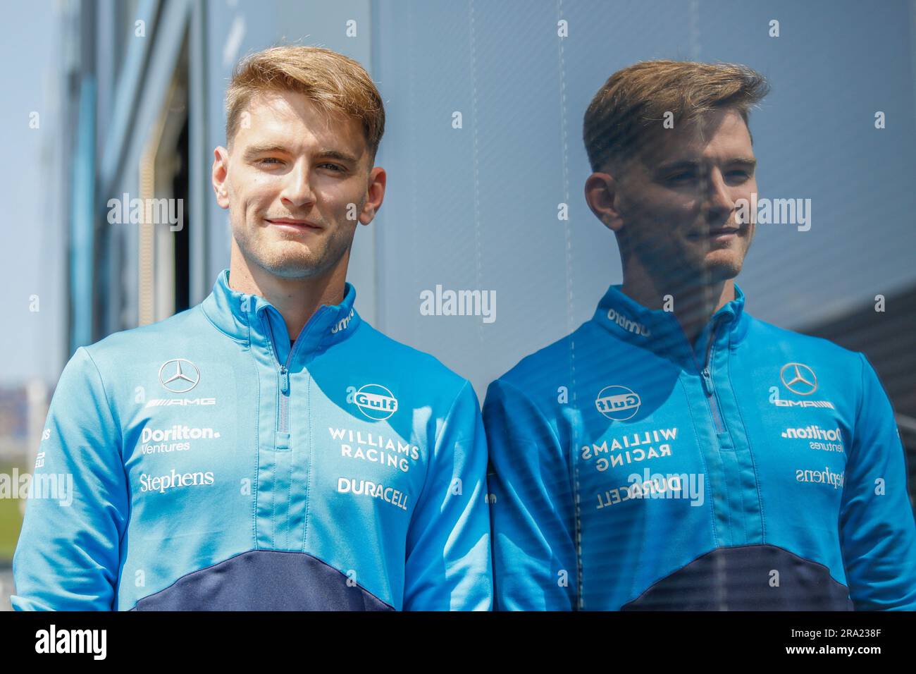 Spielberg, Österreich. Juni 30. 2023. Formel 1: Rolex-Grand-Prix auf dem Red Bull Ring, Österreich. Bild: Logan Sargeant (USA) von Williams Racing © Piotr Zajac/Alamy Live News Stockfoto