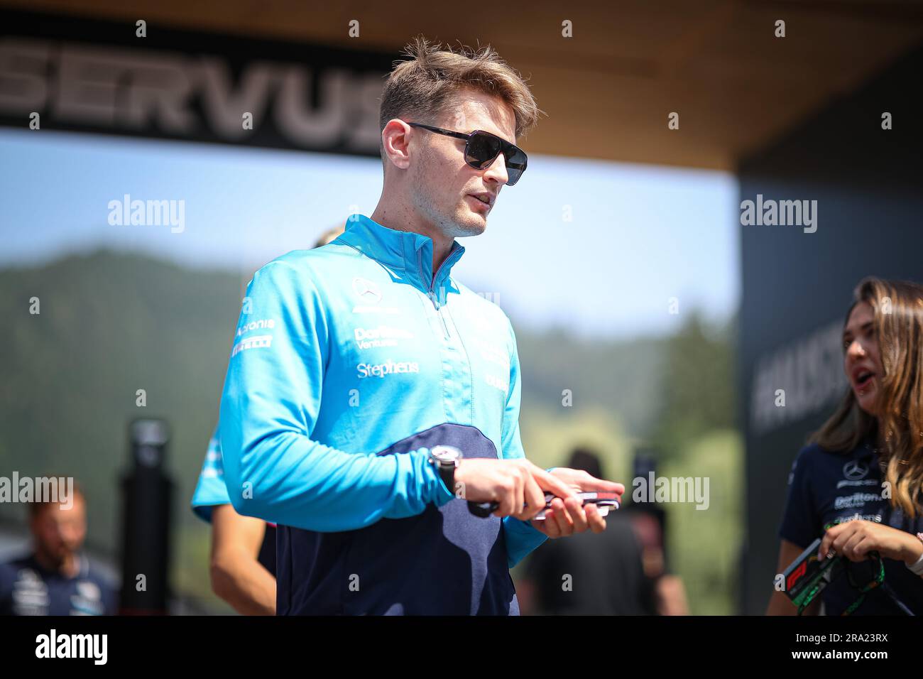 #02 Logan SarSergeant, (USA) Williams Mercedes während des österreichischen GP, Spielberg 29. Juni-2. Juli 2023 auf dem RedBull Ring, Formel-1-Weltmeisterschaft 2023. Stockfoto