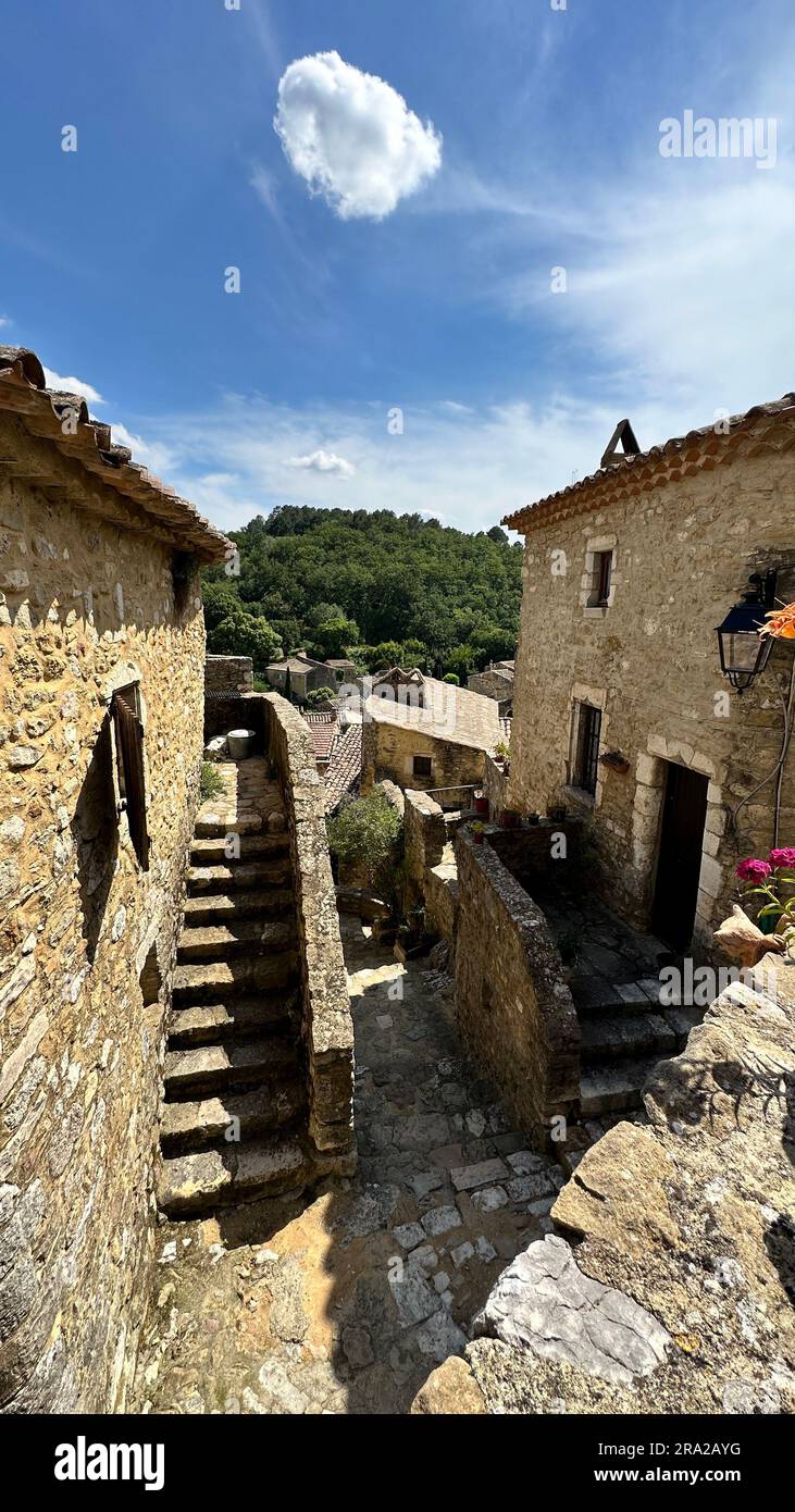 Viviers, mittelalterliche Stadt in Frankreich Stockfoto