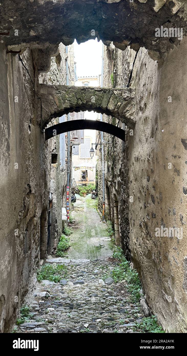Viviers, mittelalterliche Stadt in Frankreich Stockfoto